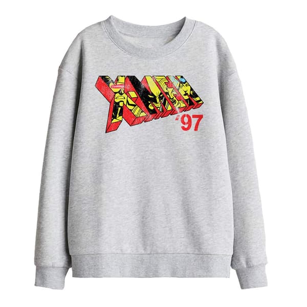X-Men 97 Barn/Kids Comic Logo Sweatshirt 7-8 år Athletic Athletic Heather 7-8 Years