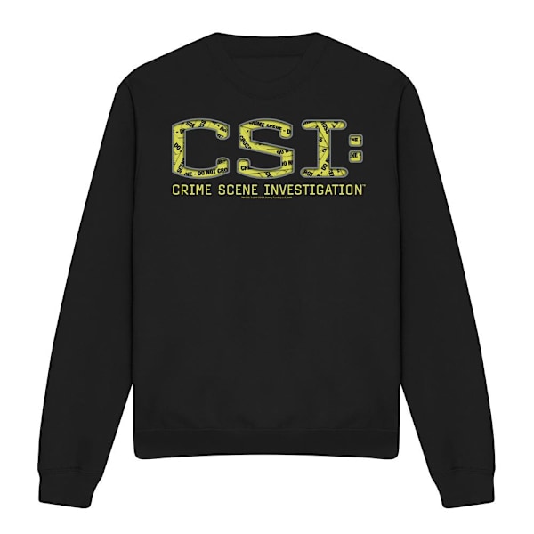 CSI Unisex Vuxen Collage Logotyp Sweatshirt S Svart Black S