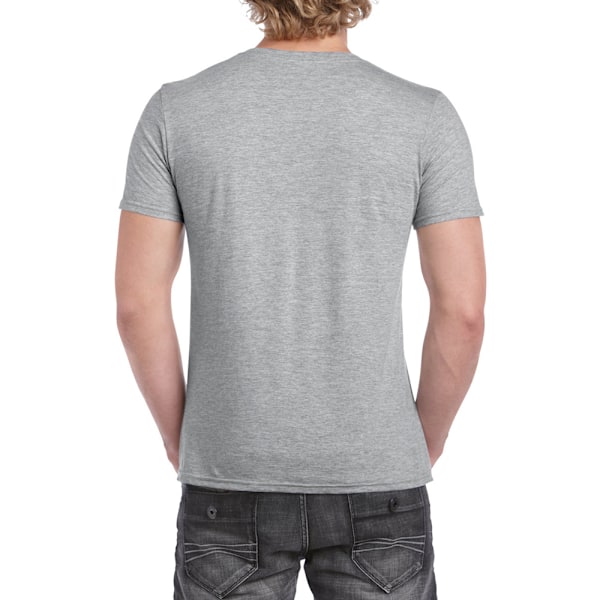 Gildan Soft Style V-halsad kortärmad T-shirt 2XL Sport Grå Sport Grey (RS) 2XL
