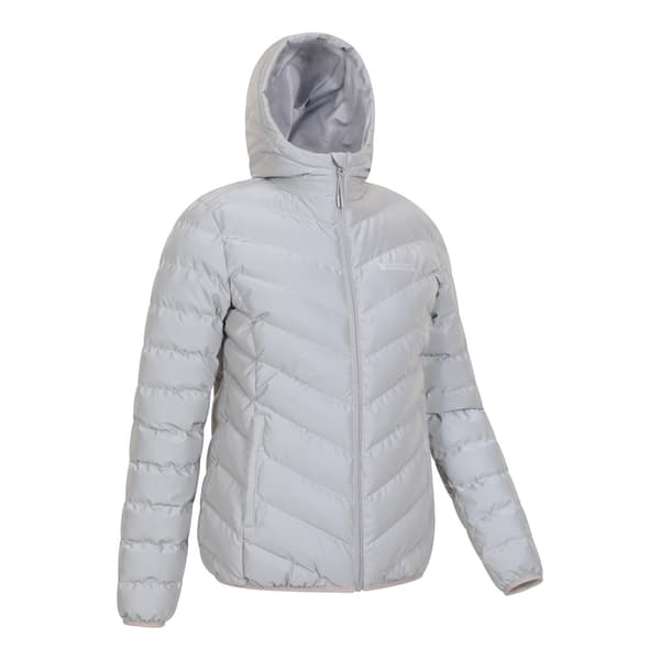 Mountain Warehouse Dam/Damer Seasons Reflekterande Vadderad Jacka Grey 14 UK