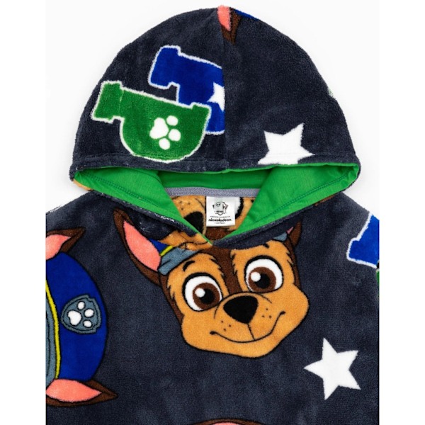 Paw Patrol Pojk Hoodiefilt Chase 3-5 År Grå Grey 3-5 Years