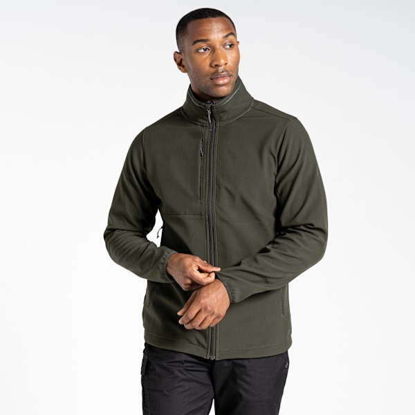 Craghoppers Mens Expert Basecamp Soft Shell Jacka S Dark Cedar Dark Cedar Green S