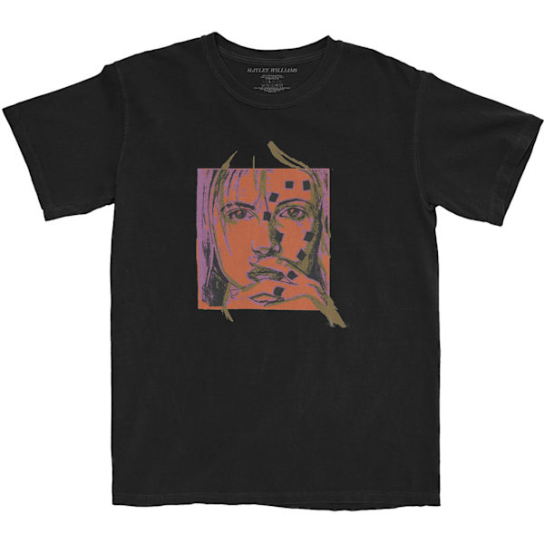Hayley Williams Unisex Vuxen Petals For Armor Sketch Bomull T-S Black L