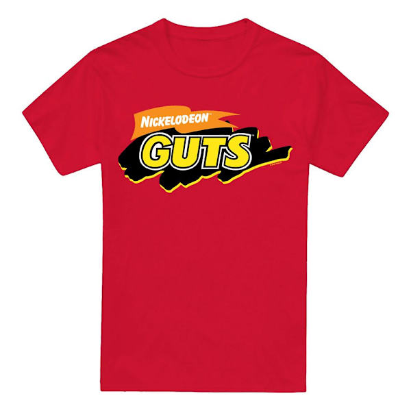 Nickleodeon Guts Herr T-Shirt med Logotyp 3XL Röd Red 3XL
