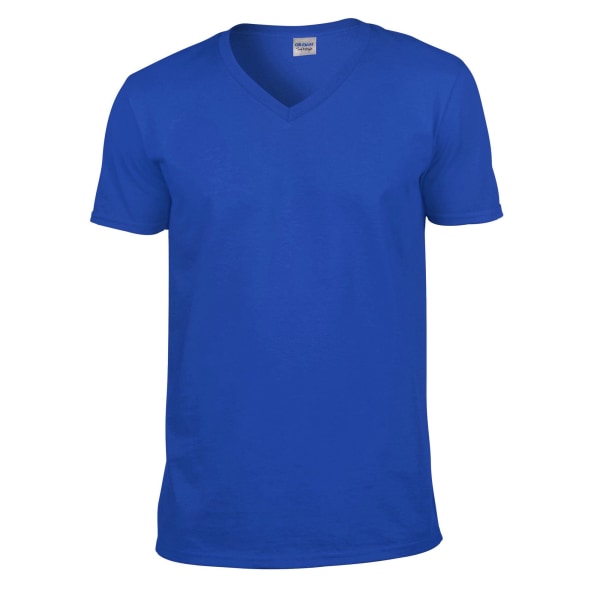 Gildan Mens Softstyle V-ringad T-shirt XXL Royal Blue Royal Blue XXL