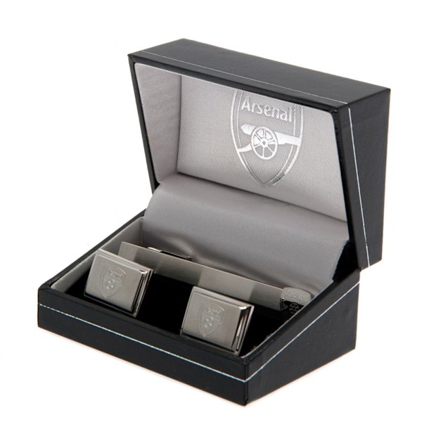 Arsenal FC slips och manschettknappar set One Size Silver Silver One Size
