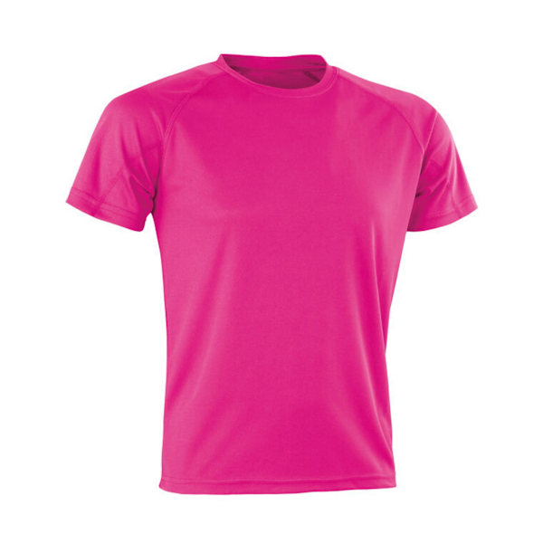 Spiro Mens Impact Aircool T-Shirt S Super Pink Super Pink S