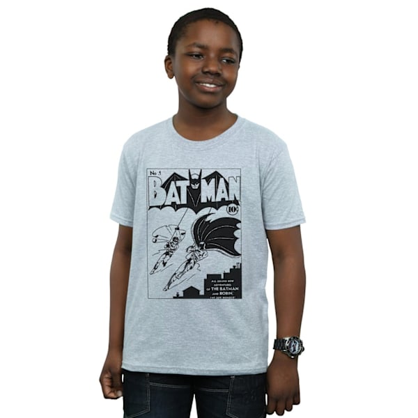 DC Comics Boys Batman No. 1 Mono T-Shirt 9-11 år Sports Grey Sports Grey 9-11 Years