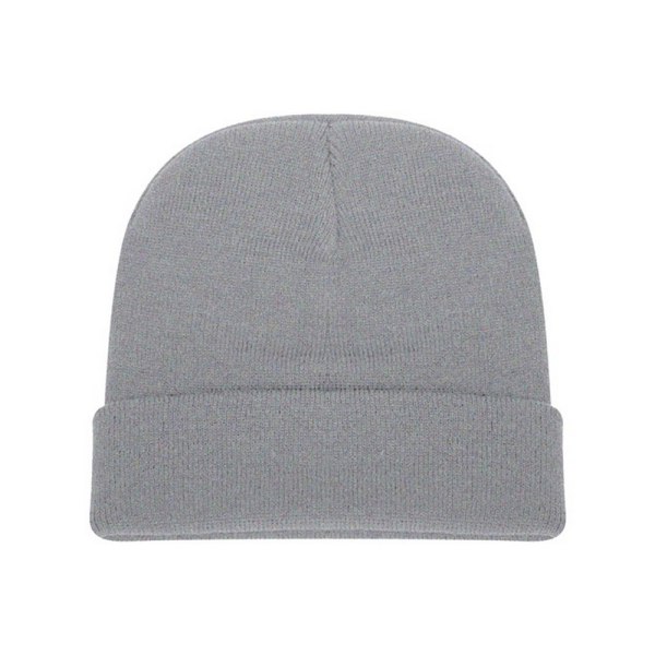 Absolute Apparel Stickad Turn Up Ski Hat One Size Sport Grå Sport Grey One Size