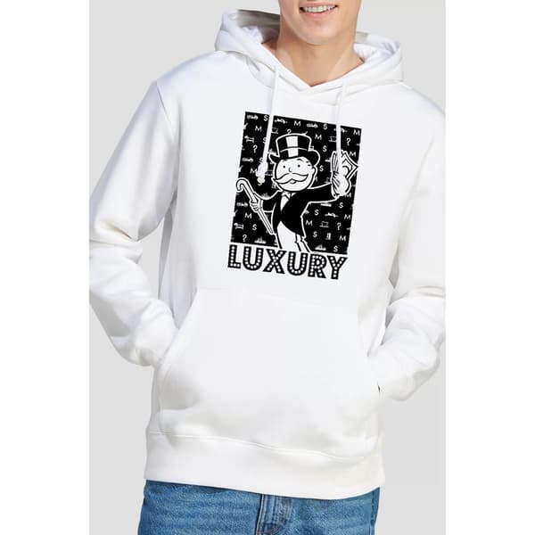 Monopoly Herrhuvtröja S Vit White S