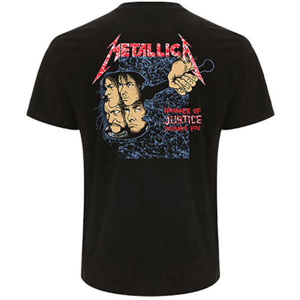 Metallica Unisex Vuxen And Justice For All Baktryck T-Shirt X Black XL