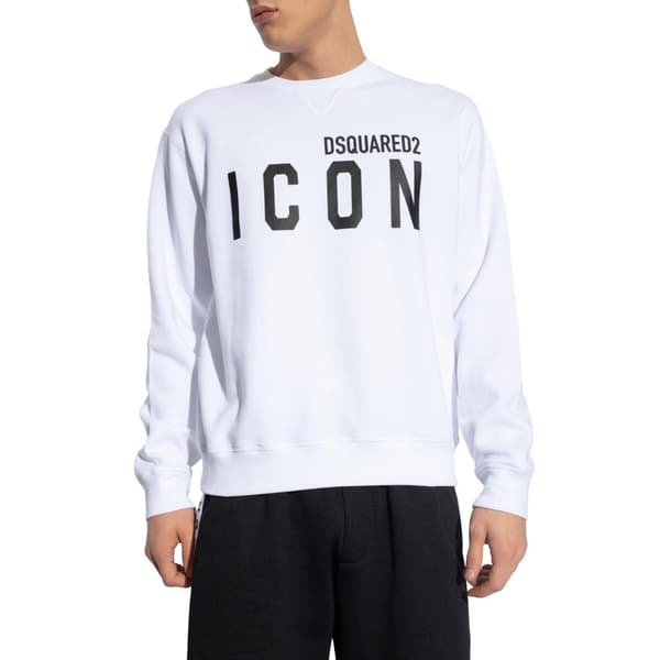 DSquared2 Unisex Vuxen Cool Icon Logotyp Tröja M Vit/Svart White/Black M