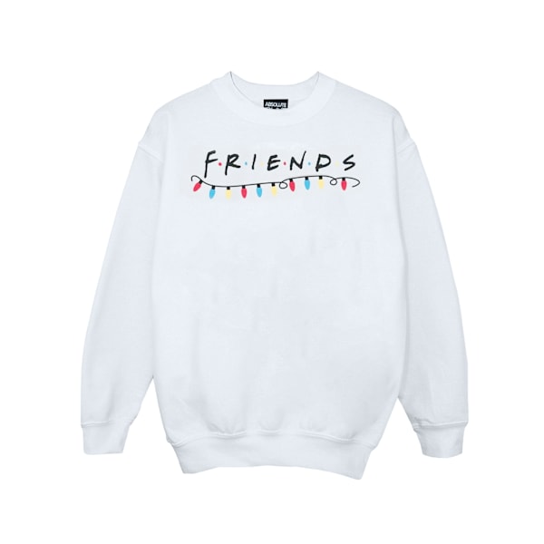 Friends Boys Julbelysning Sweatshirt 9-11 År Vit White 9-11 Years