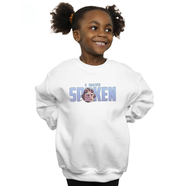 Star Wars Girls The Mandalorian Kuiil Jag Har Talat Sweatshirt White 7-8 Years