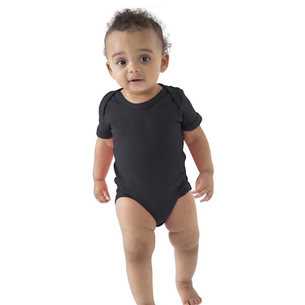 Babybugz Baby Body / Baby- och småbarnskläder 0-3 ekologisk svart Organic Black 0-3