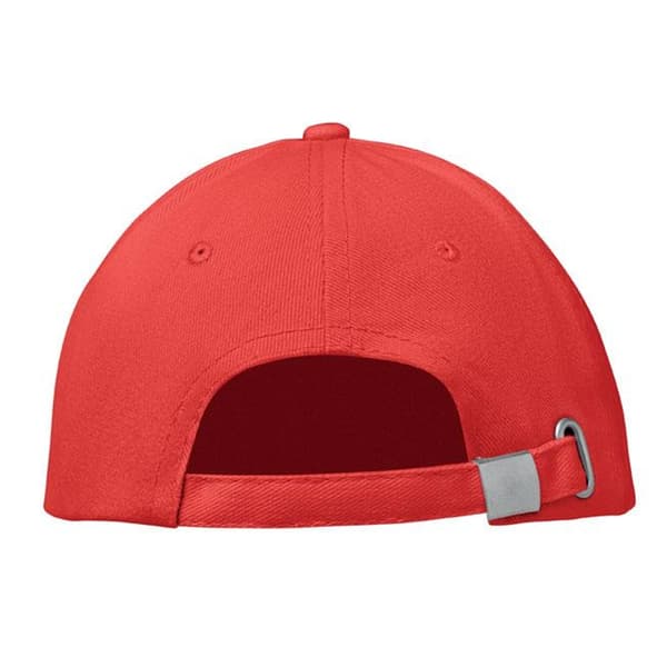 MidOcean Buffalo 6-panels keps One Size Vit/Röd White/Red One Size