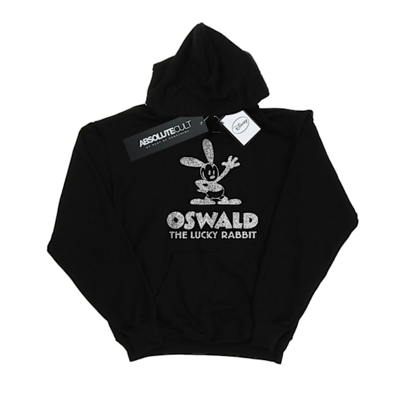 Disney Girls Oswald Logo Hoodie 5-6 år Svart Black 5-6 Years