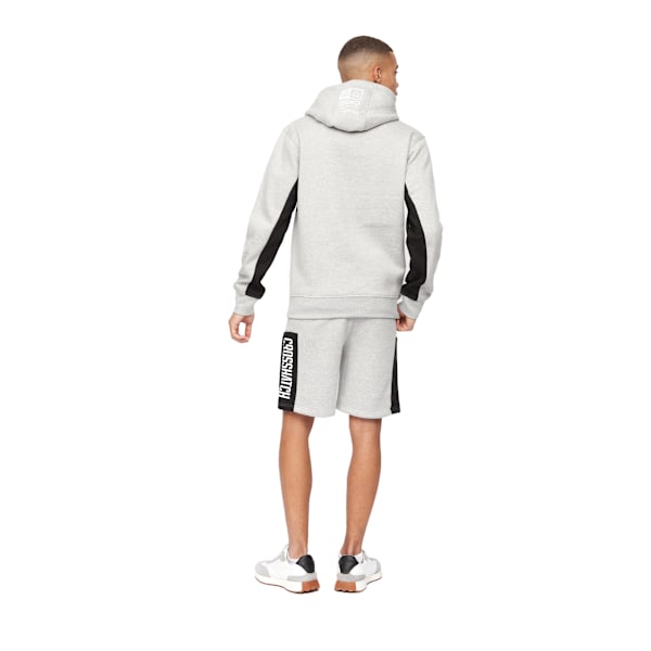 Crosshatch Mens Silomane Hoodie M Grey Marl Grey Marl M