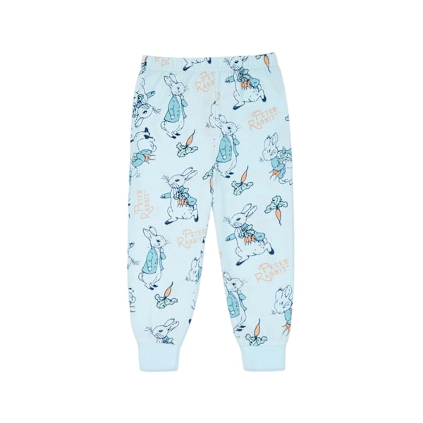 Peter Rabbit Boys Hop Tryckt Lång Pyjamas Set 3-4 År Blå Blue 3-4 Years