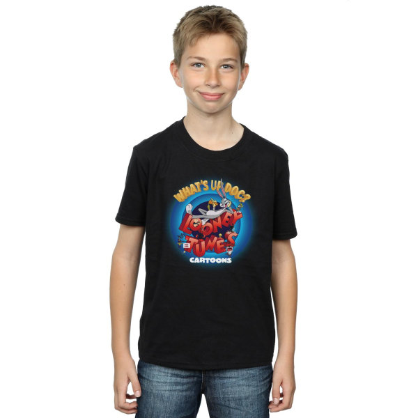 Looney Tunes Boys Cartoons What´s Up Doc Cirkel T-shirt 9-11 År Black 9-11 Years
