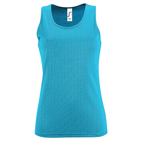 SOLS Dam/Kvinnor Sportig Performance Sleeveless Tank Top XL Aq Aqua XL