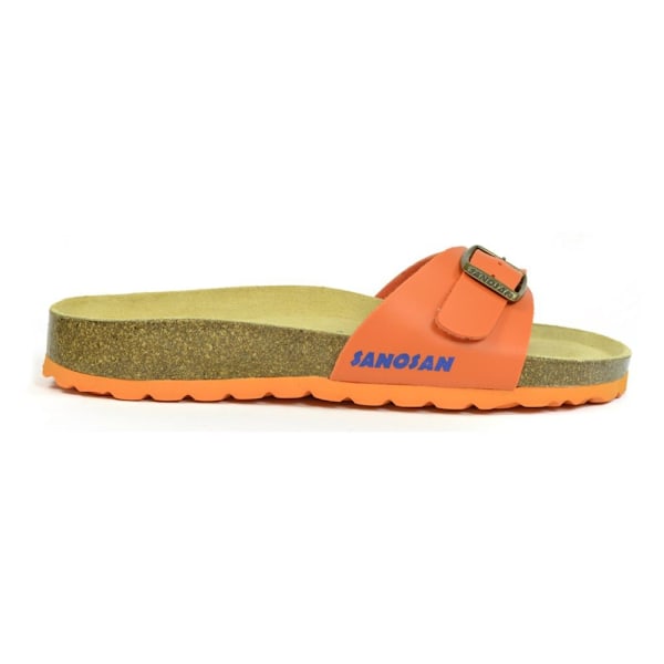 Sanosan Dam/Dam Malaga Sano Sandaler 6 UK Orange/Brun Orange/Brown 6 UK