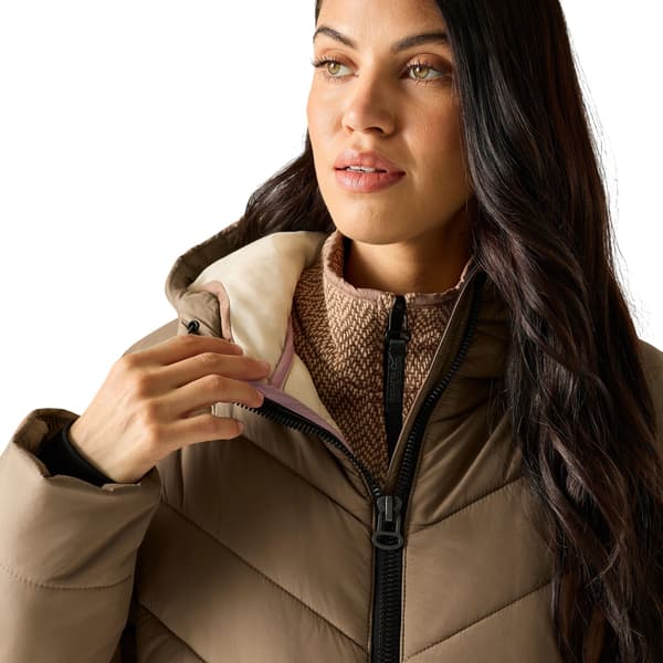 Regatta Dam Adela Vadderad Jacka 14 UK Mocka/Ljus Vanilj Mocha/Light Vanilla 14 UK
