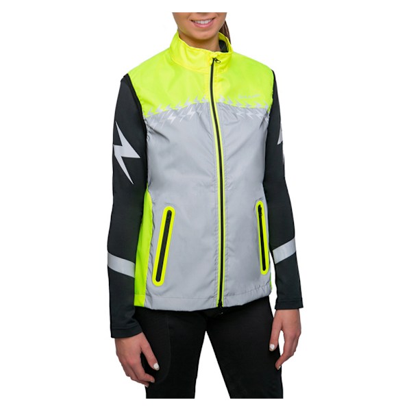 Silva Flash Dam/Dam Lättviktsreflekterande Väst M Gul Yellow/Silver M