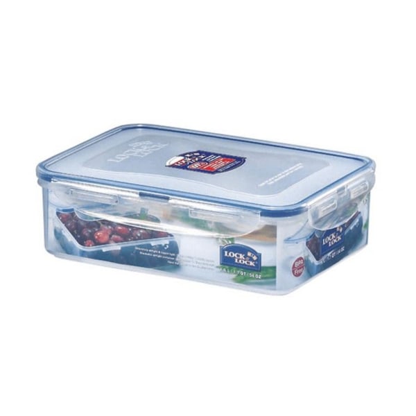 Lock & Lock Rektangulär Matbehållare 3,4L Transparent Transparent 3.4L