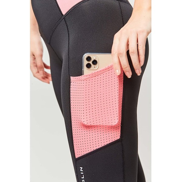 Dublin Girls Power Performance Colour Block Ridbyxor Coral 24 in