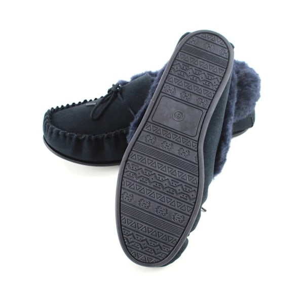 Eastern Counties Läder Dam/Dam Willow Mockasiner 8 Navy 8 UK