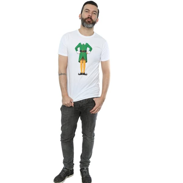 Elf Herr Buddy Kostym T-shirt S Vit White S