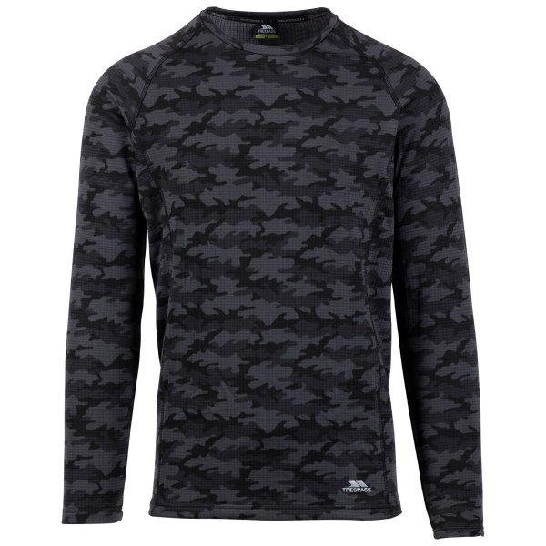 Trespass Arno Base Layer Top XL Dark Grey för män Dark Grey XL