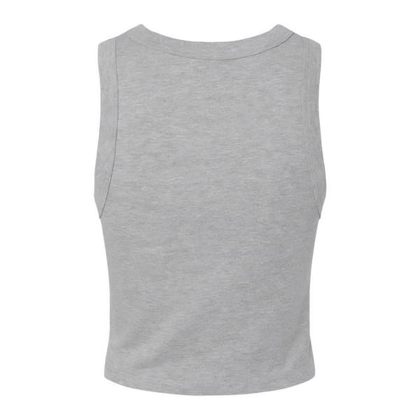 Bella + Canvas Dam/Dam Heather Racerback Tank Top M Athle Athletic Grey M