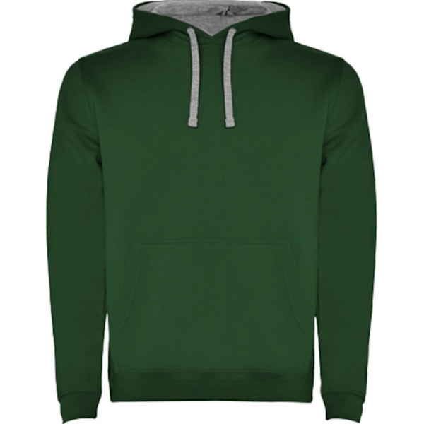 Roly Herr Urban Hoodie M Flaskgron/Gråmelerad Bottle Green/Grey Marl M