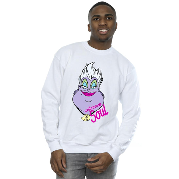 Disney Herrskjortor Skurkar Ursula Unfortunate Soul Sweatshirt XXL Vit White XXL
