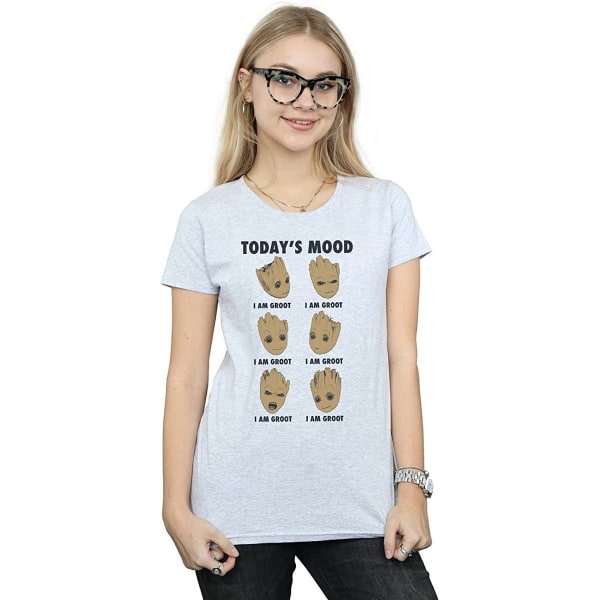 Guardians Of The Galaxy Womens/Ladies Today's Mood Baby Groot T Sports Grey L