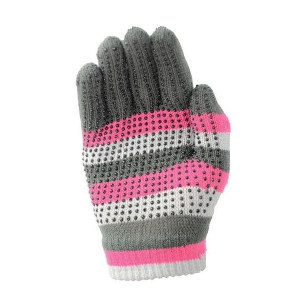 Hy5 Magic mönstrade handskar för vuxna One Size Rosa/Grå Pink/Grey One Size