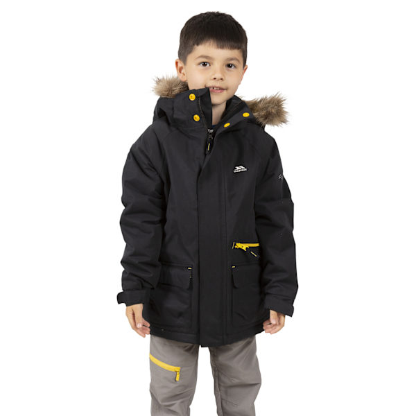 Trespass Upbeat Parka för barn/ungdomar 11-12 år, svart Black 11-12 Years