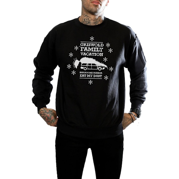 National Lampoon's Christmas Vacation Herr Eat My Dust Sweatshirt Black XXL