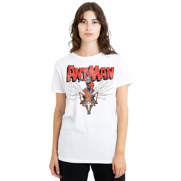 Ant-Man Dam/Dam Flygande T-shirt L Vit White L