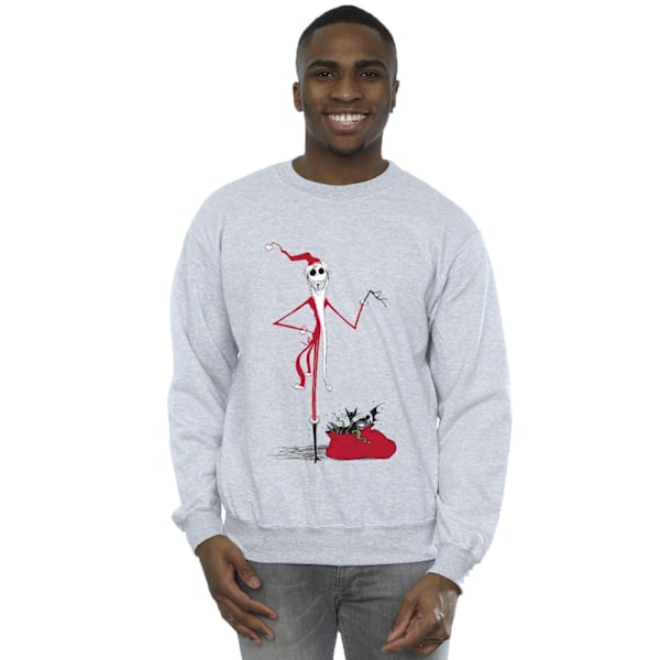 The Nightmare Before Christmas Herr Julgåvor Sweatshirt XXL Sports Grey Sports Grey XXL
