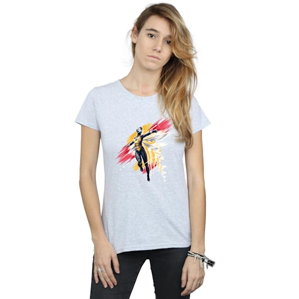 Marvel Dam/Kvinnor Ant-Man And The Wasp Hope Borstad Bomull T-Shirt Sports Grey M