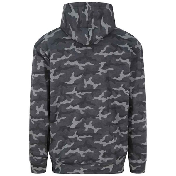 Awdis Herr Camouflage Hoodie S Svart Camo Black Camo S