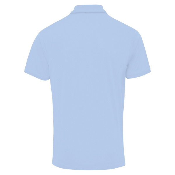 Premier Mens Coolchecker Pique Kortärmad Poloskjorta L Ljus Light Blue L