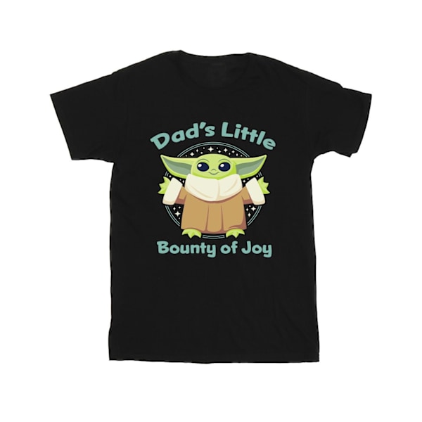 Star Wars Girls The Mandalorian Bounty Of Joy Bomull T-shirt 7- Black 7-8 Years