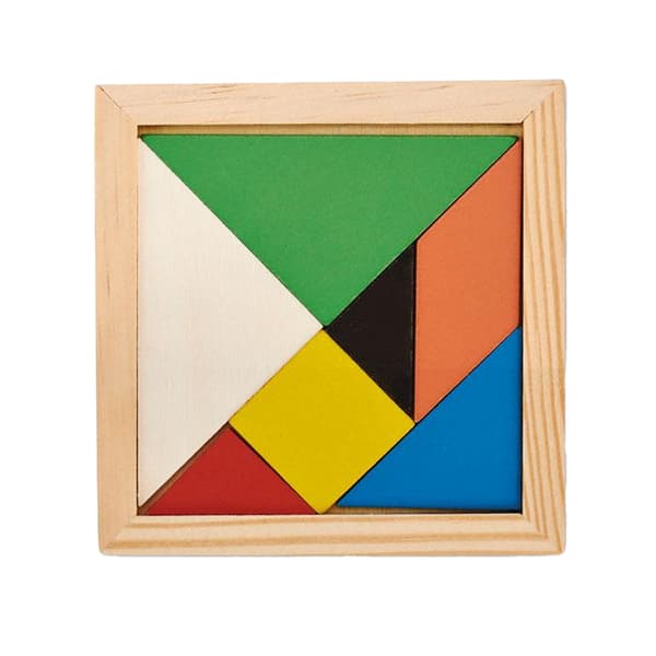 MidOcean Tangram Träpussel One Size Trä Wood One Size