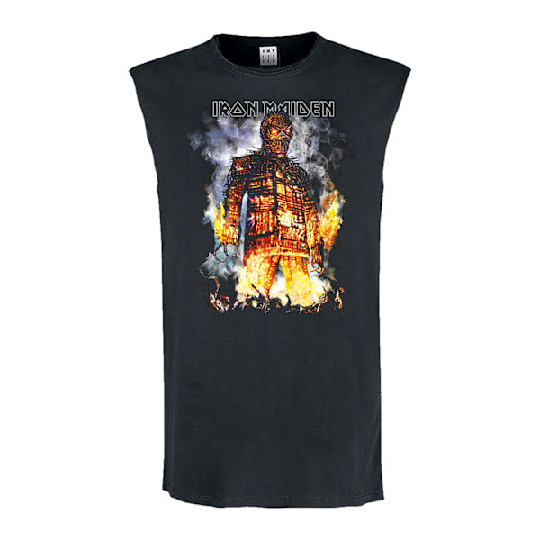 Amplified Herr The Wicker Man Iron Maiden Ärmlös Tank Top L Charcoal L