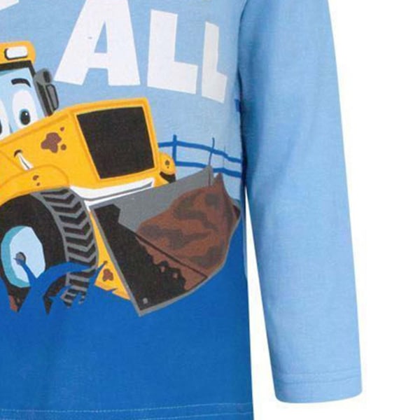 JCB Barnkläder Pojkar Dig It All Pyjamas 1-2 År Blå Blue 1-2 Years