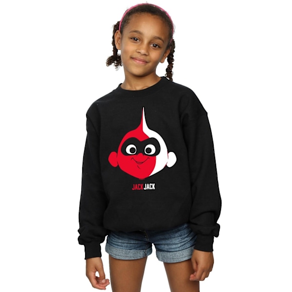 Disney Girls Incredibles 2 Incredible Baby Sweatshirt 5-6 år Black 5-6 Years
